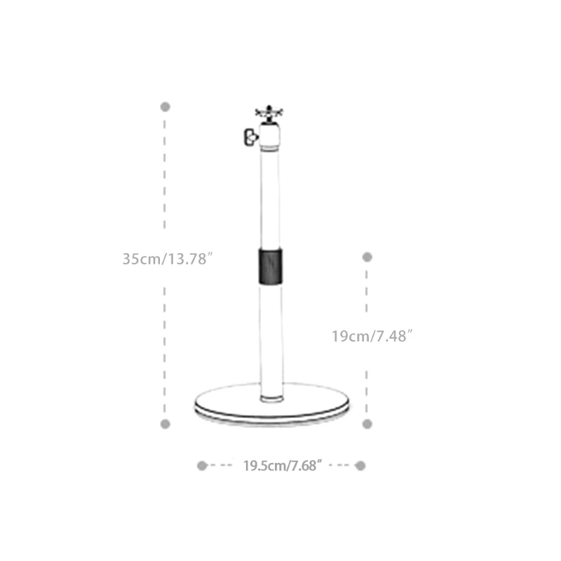 Desktop Projector Stand Mounts Length Adjustable Brackets StableProjector Holder with Large Heavy Base Extendable Height