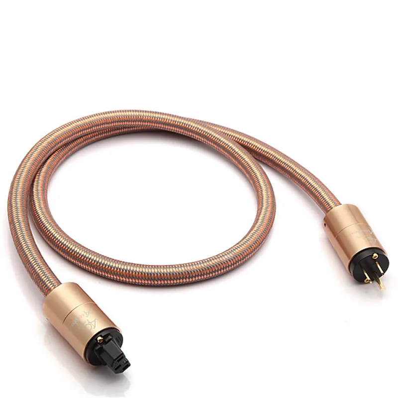 Accuphase hifi power cord high quality audio fever power cable EU and US gold-plated plug