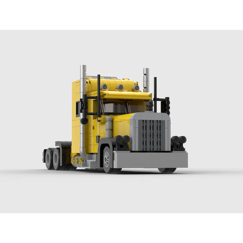 

MOC-254556 New Military Cargo Flatbed Trailer Building Block Model 1211 Parts Boys Children's Birthday Christmas Toy Gift