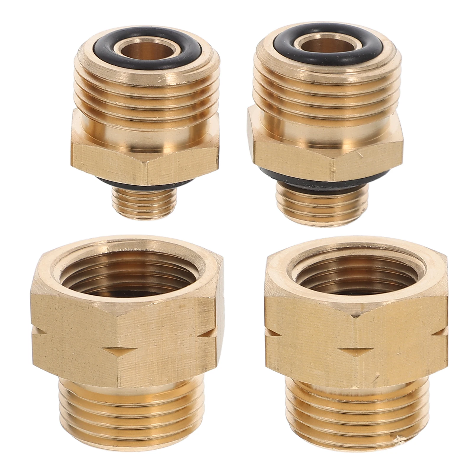 

4pcs Gas Cylinder Connection Adapter for Outdoor Camping Furnace Converter Propane Grill Bottle Filling Supply Portable