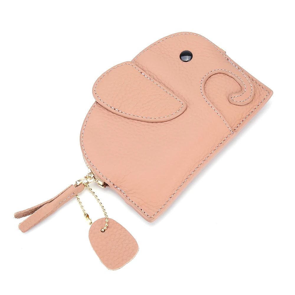 Japanese zero wallet ins leather coin purse leather package female cute elephant mini creative COINS