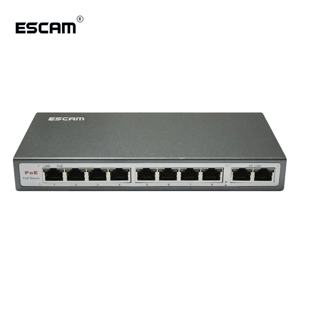 8 Ports POE Switch Network Phone and IP cameras wireless AP power CCTV System NVR POE Power Supply Adapter