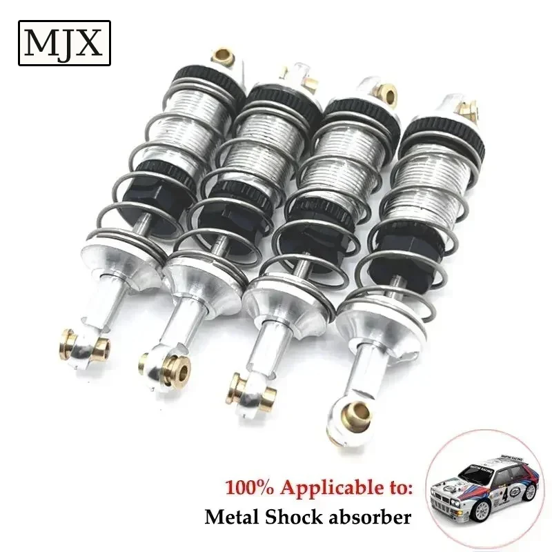 Peças de metal de alumínio para atualização de carro MJX série 14301, 14302, 14303 RC, braço oscilante, pára-choques, eixo de transmissão, peças de engrenagem.