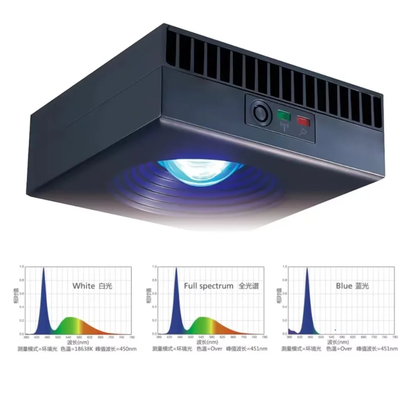 Spectrum Dimmable LED Aquarium Light for Coral Reef & Planted Fish Tanks with Intelligent Control System