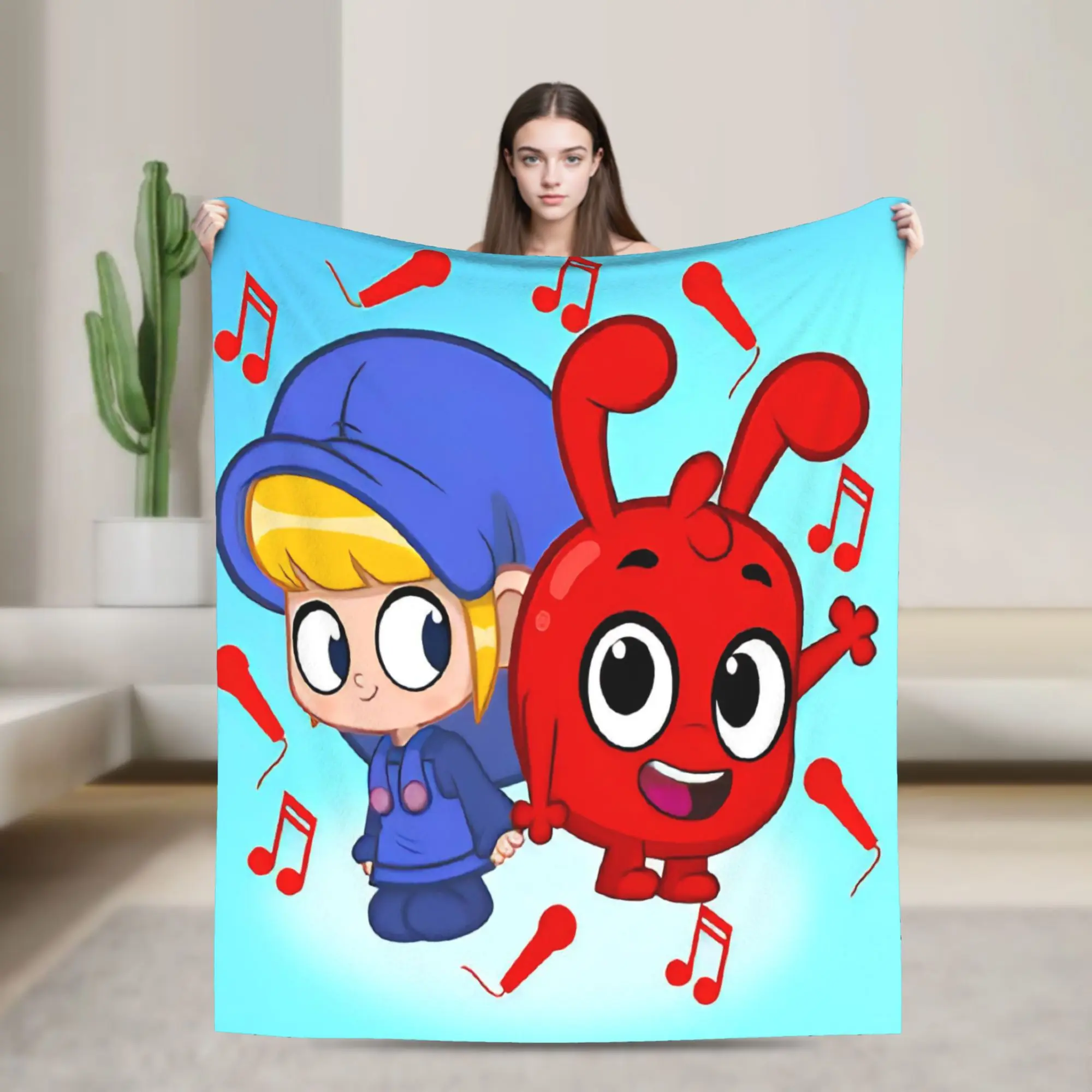 Comfort My Magic Pet Morphles Blanket Stuff Bedding Decorative  Throw Blankets Super Warm Flannel for Office