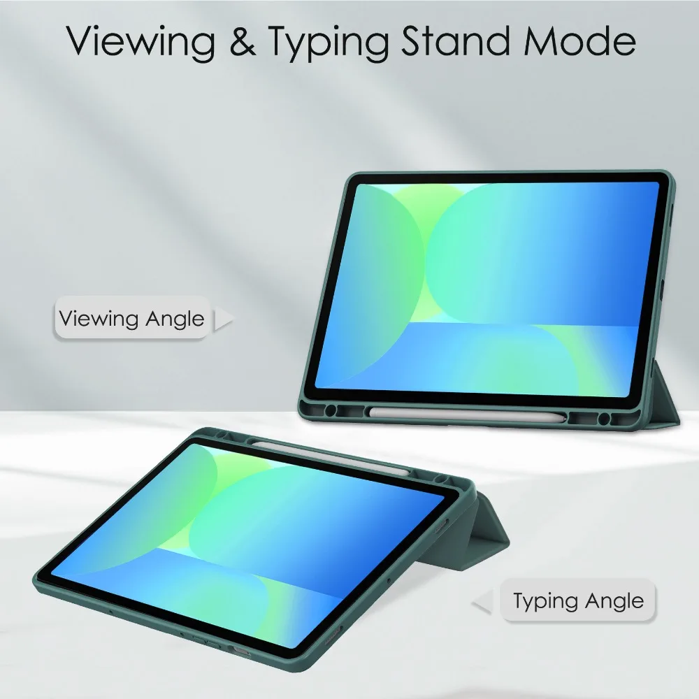 For Samsung Galaxy Tab S10 FE 2025 SM-X520 X526B With Pencil Holder Case For Galaxy Tab S10 FE / S9 FE 10.9 inch Tablet Cover