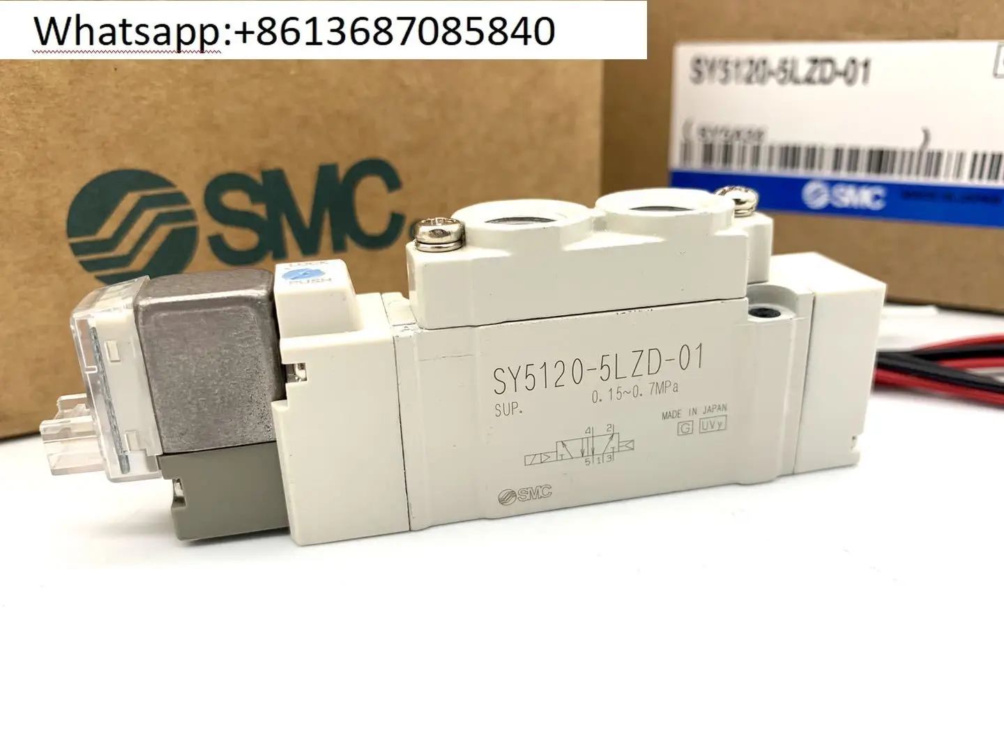 SMC Solenoid Valve Original SY5120 5220 5320-4/5 6LZ LD LZE LZD-01-C4-C6-C8