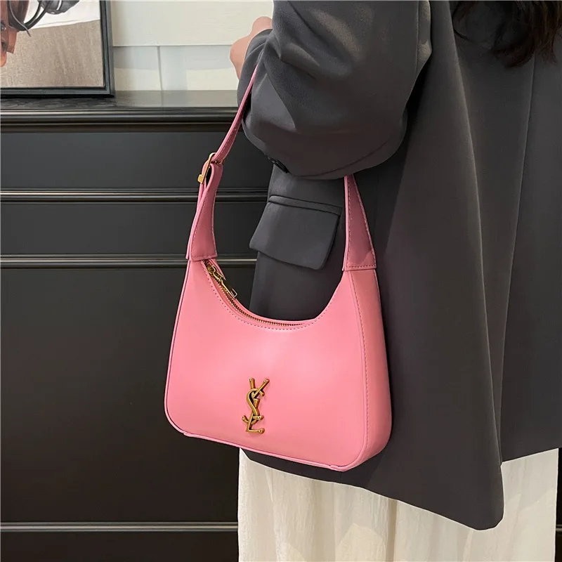 حقيبة كتف مصممة حصرية 2025 جديدة ومتعددة الاستخدامات للنساء بمقبض علوي ومحفظة تحت الإبط، حقيبة كروس على الطراز العتيق