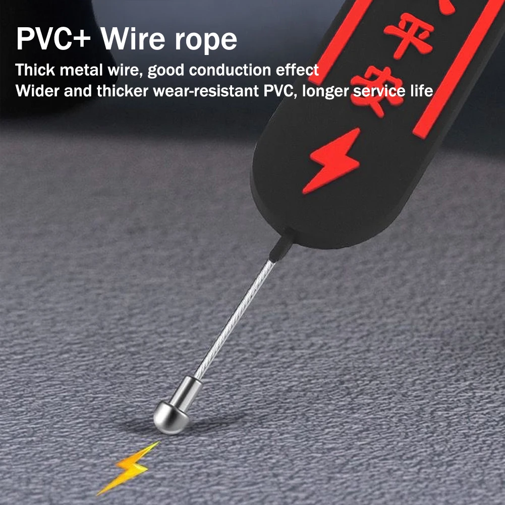 Auto Car Anti-Static Earth Ground Wire Belt Anti-Static Flex Strip Vehicle Truck Electrostatic Strip Canceller Styling Bel