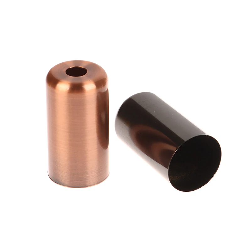 E14 Iron Lamp Socket Lampholder Cover Retro Metal Pendant Light LED Chandelier Lamp Base Lamp Cup Light Fittings