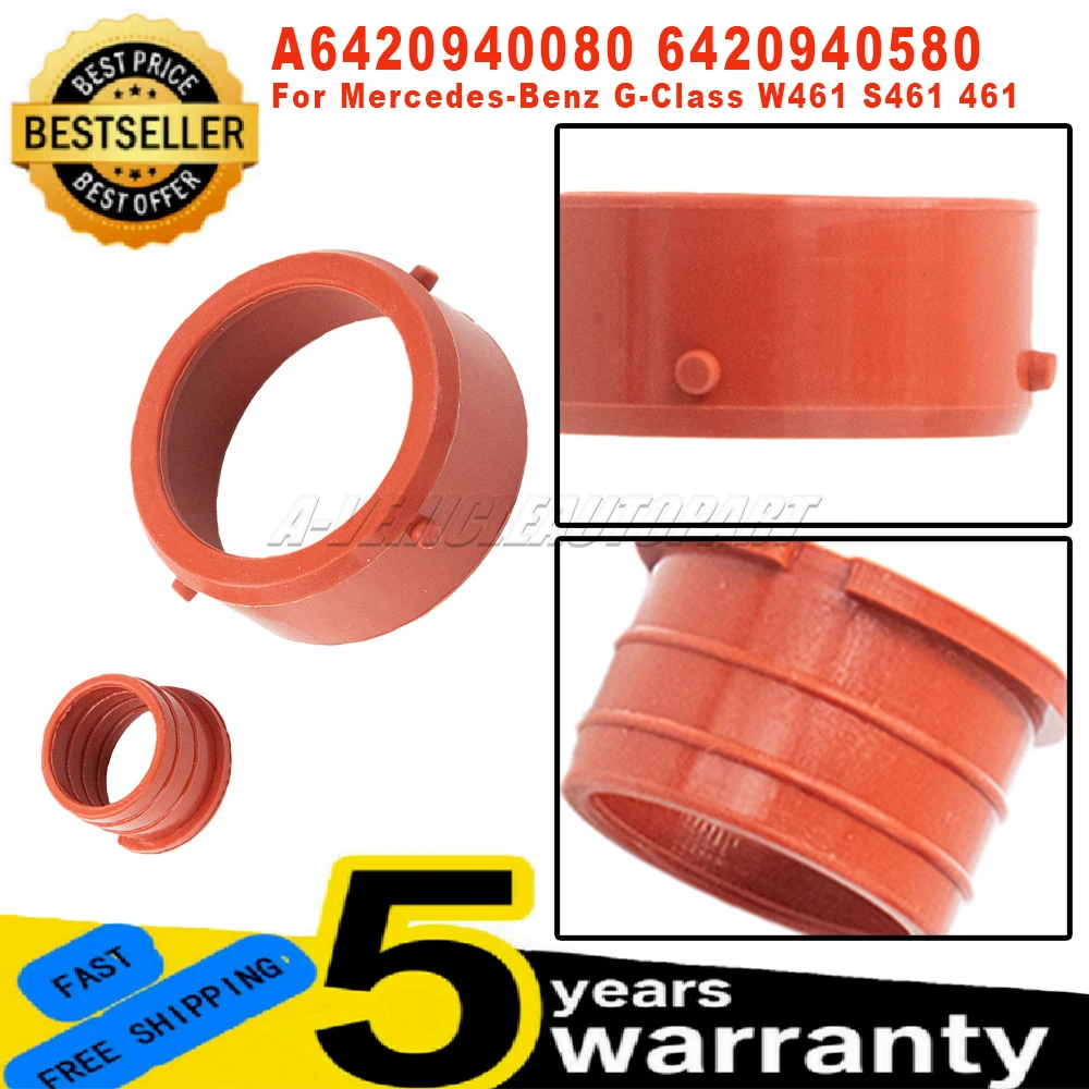 A6420940080 6420940580 New For Mercedes-Benz G-Class W461 S461 461 Rubber Turbo Breather Intake Seal Kits red car accessories