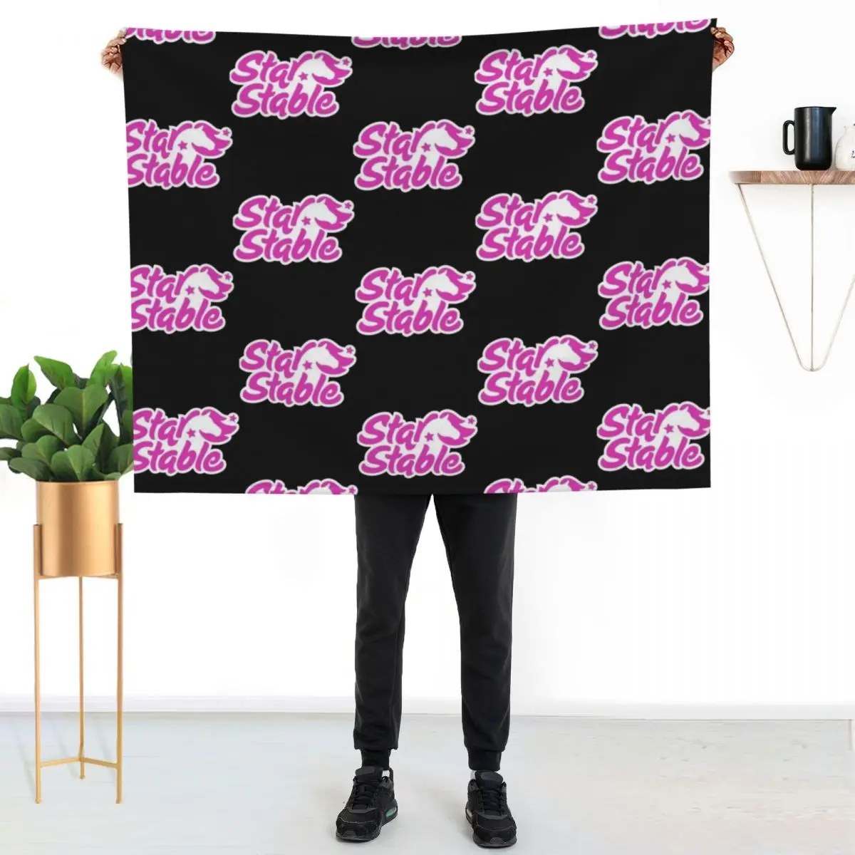 Two Star s Throw Blanket Bed Cute Luxury Throw blankets and throws Soft Plush Plaid Winter beds Blankets