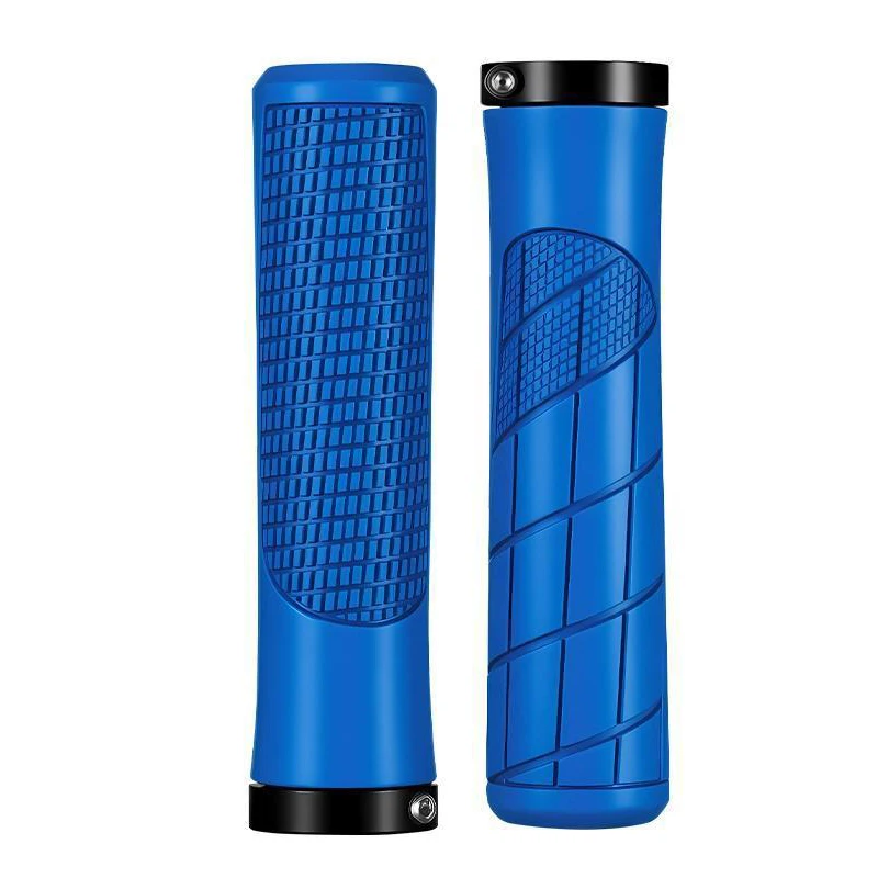 Gummi Fahrrad Lenker Griffe MTB Lock-on Grip Stoßfest Nicht-slip Berg/Rennrad Griff Abdeckung Fahrrad zubehör – Detail 8
