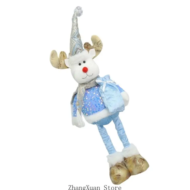 Freistehende Weihnachtsfigur aus Stoff für Regalfenster-Akzent 3XUF – Detail 10