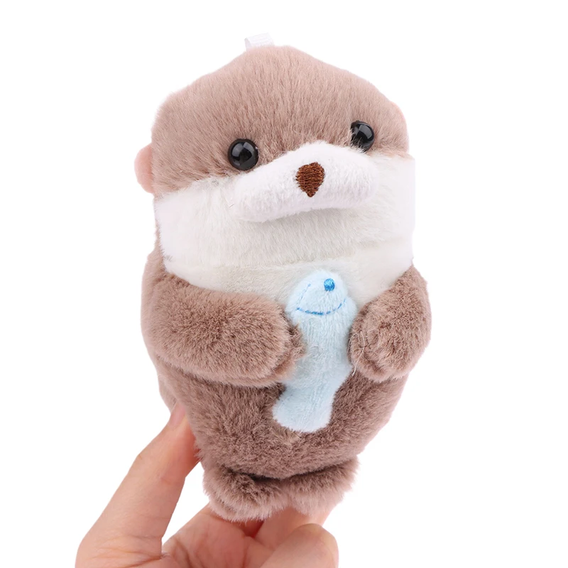 1PC 100% Brand New and high quality New Otter Doll Cute Little Otter Little Animal Plush Toy Mini Doll Table Decoration