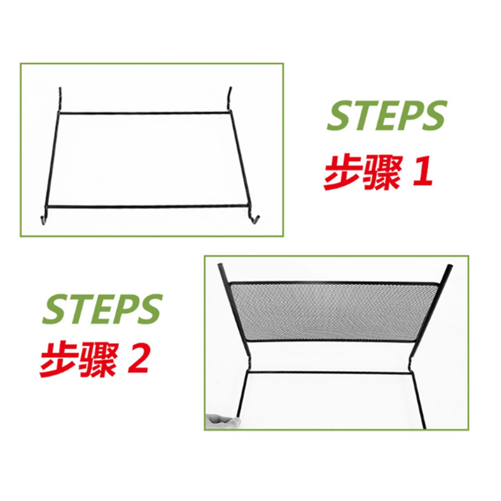 Classic-2X A4 Mesh Metal File Organizer Box Hanging File Folder Box Desk Storage Holder Shelf Holder Storage For Office Home