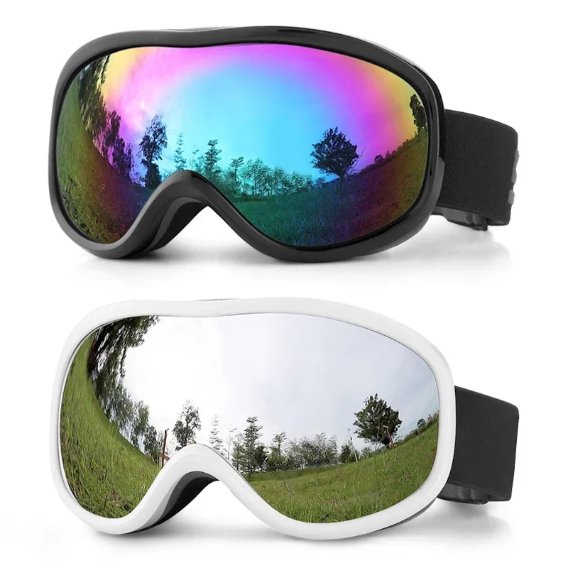 2024 Winter Magnetic Female Motocross Eyewear Sport Anti-fog Man Ski Glasses Mountain Women Snow Googles Outdoor Men Moto Masks