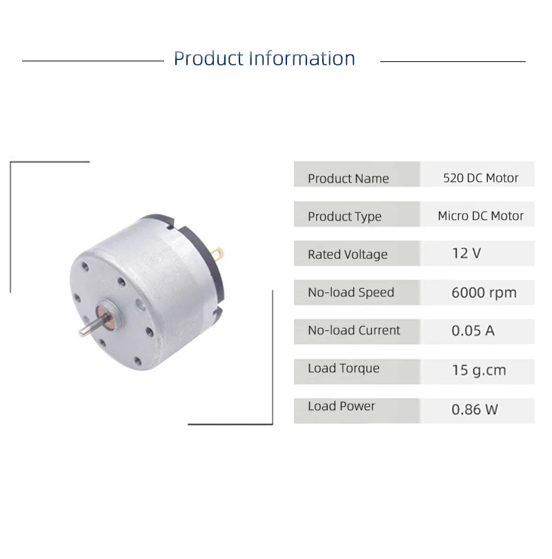 Faradyi Mini-Mikro-Elektro-Gleichstrommotor mit hohem Drehmoment und niedriger Drehzahl und niedriger Drehzahl