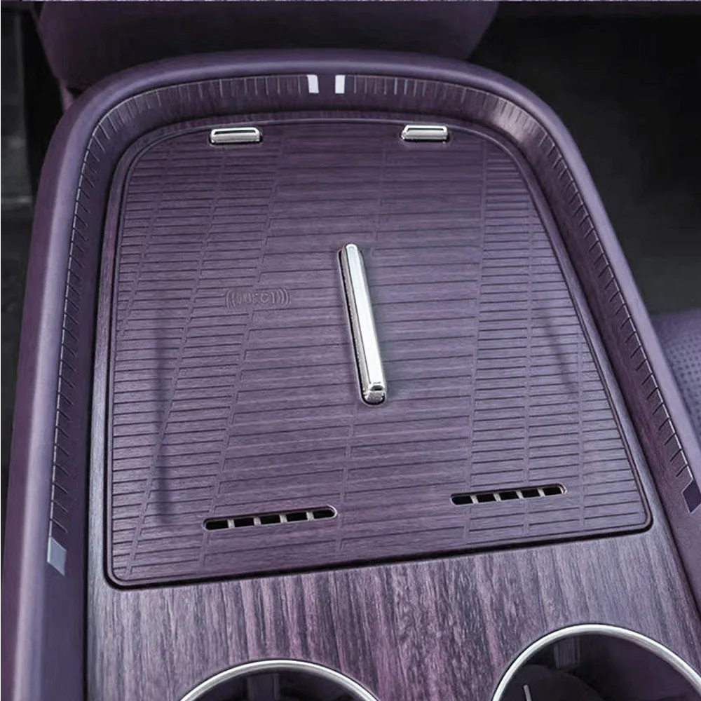 Fit For Xpeng GX Central Control Wireless Charging Silicone Pad Automotive Modification Supplies Anti Slip And Dustproof