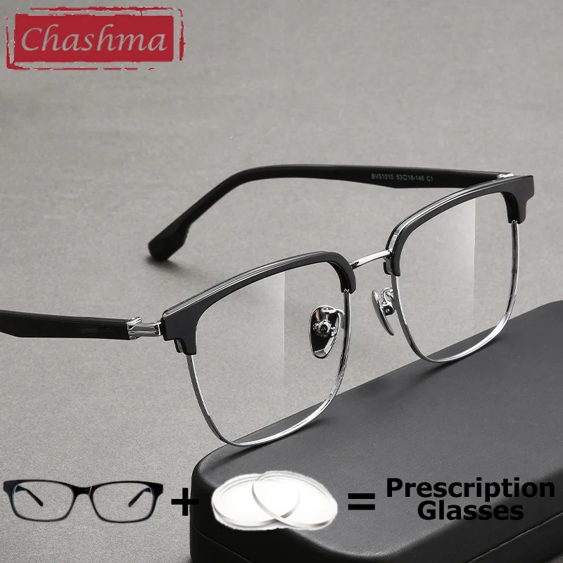 Chashma Men Eyeglasses Teens Prescription Ready Eyewear Fashion Glasses Frame Optical Eyeglass Reading Glasses Progressive Glass