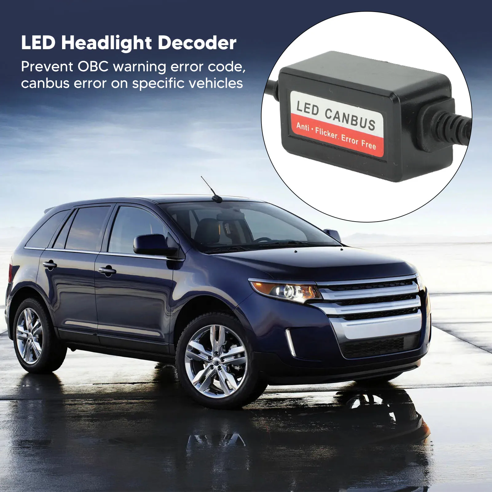 LED Headlight Decoder H8 H9 H11 LED Canbus Decoder 12V Error Anti Flicker Decoder for LED Headlight Fog Light