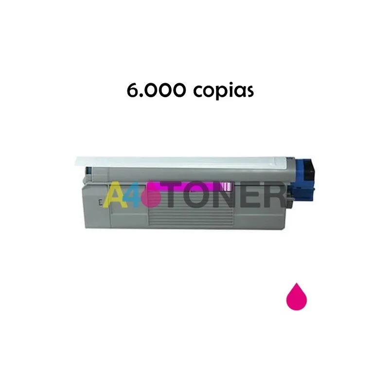 Toner C610M magenta, replaces OKI 44315306 original toner A4toner.com