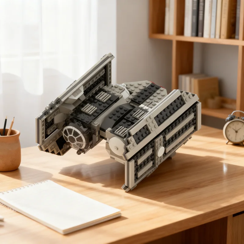 319 Uds. MOC TIE Recon Fighter Star Battle modelo arquitectura de bloques de construcción regalos creativos de Navidad Idea juguete educativo ladrillo