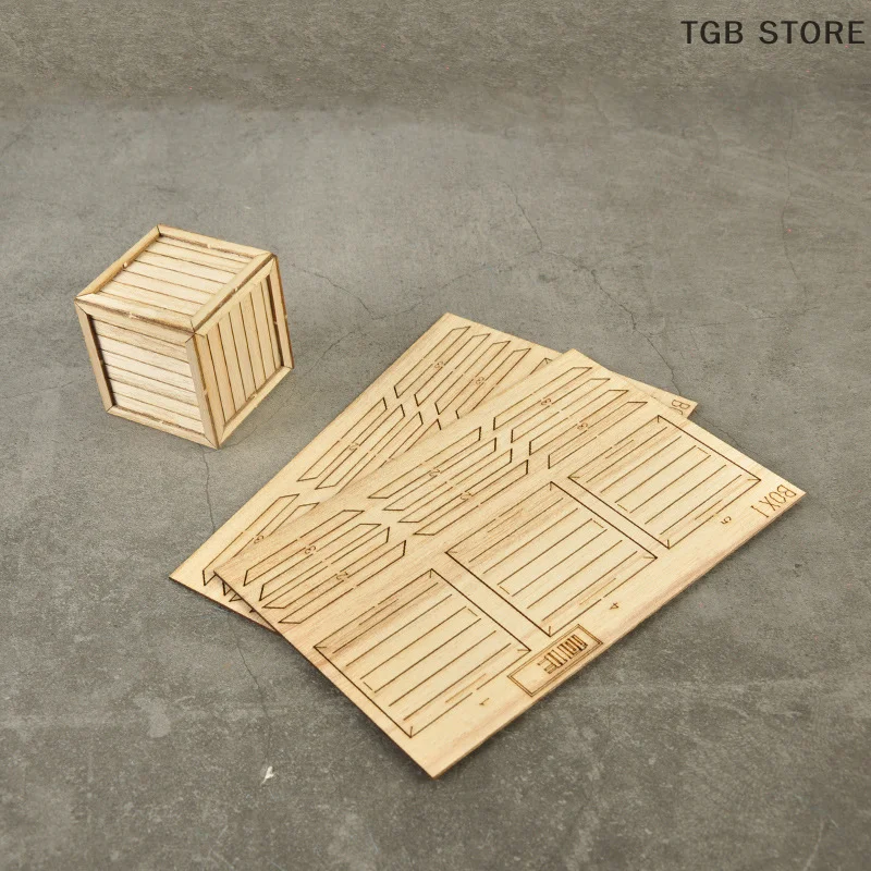 1:35 صندوق خشبي مصغر/صينية قوس التجمع نموذج اليدوية Diy بها بنفسك طاولة الرمل المشهد تخطيط المواد Diorama عدة 1 قطعة #5