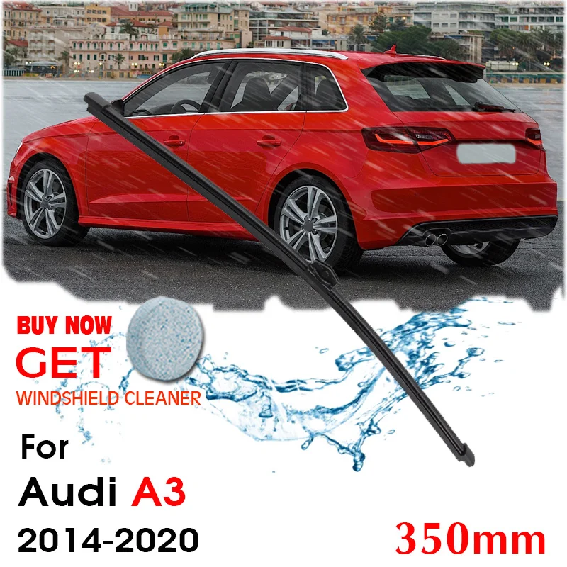 

Car Wiper Blade Rear Back Window Windscreen Windshield Wipers For Audi A3 Hatchback 350 mm 2014 Onwards Auto Accessories