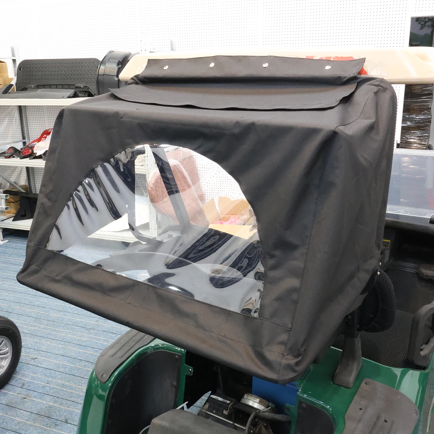 Carrinho de golfe com capa de chuva e dossel para carrinho de golfe Clubcar EZGO YAMAHA