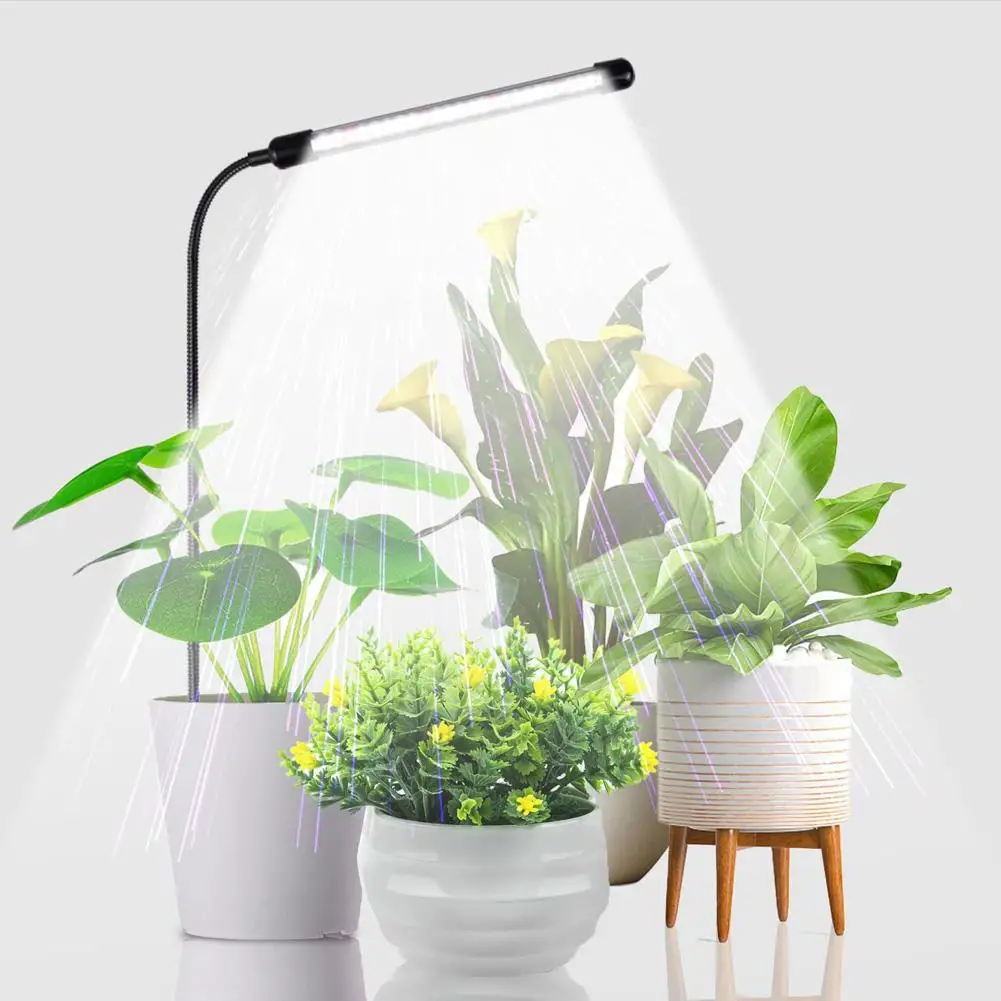 

2023 Plant Grow Light Phyto LED Growing Flower Lamp With 3/9/12 H Timing Function 9 Modes 360 Degree Adjustable Plant Fill Light