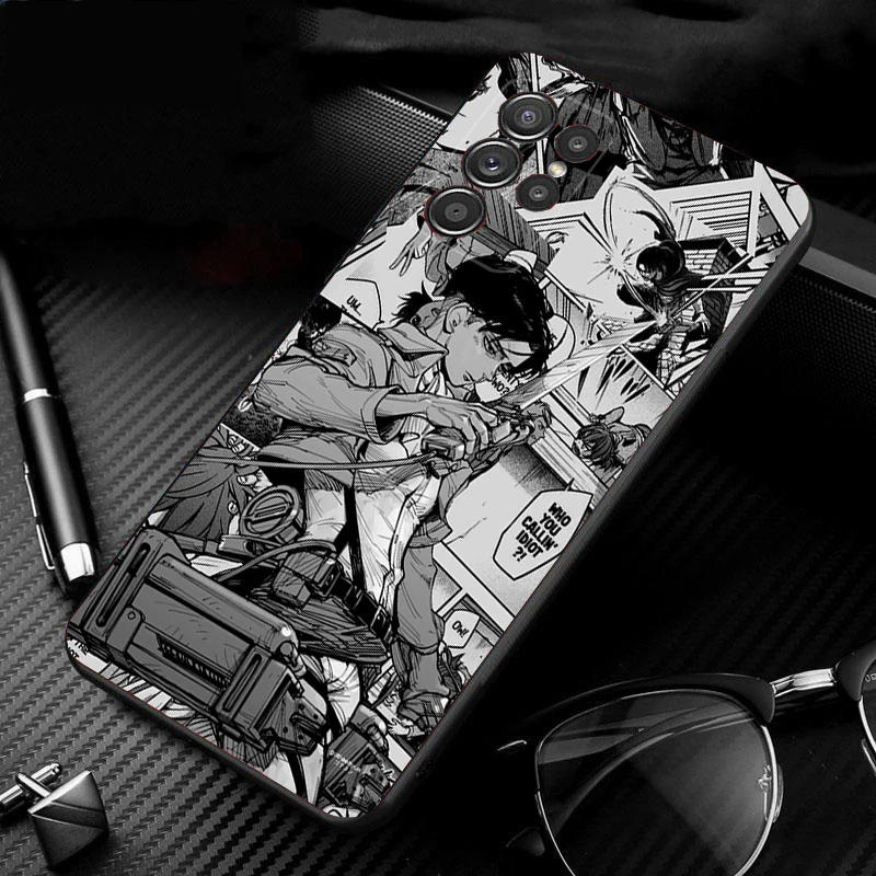 

Levi Ackerman Phone Case For Samsung Galaxy S25 S24 S23 S22 S21 Ultra S24 S23 S22 S21 S25 Plus S24 S20 FE