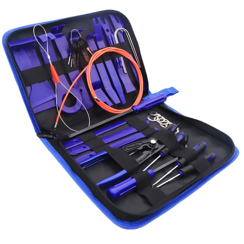 Car Plastic Trim Removal Tool Auto Trim Removal Set Auto Interior Disassembly Kit Car Clips Puller Diy Panel Tools