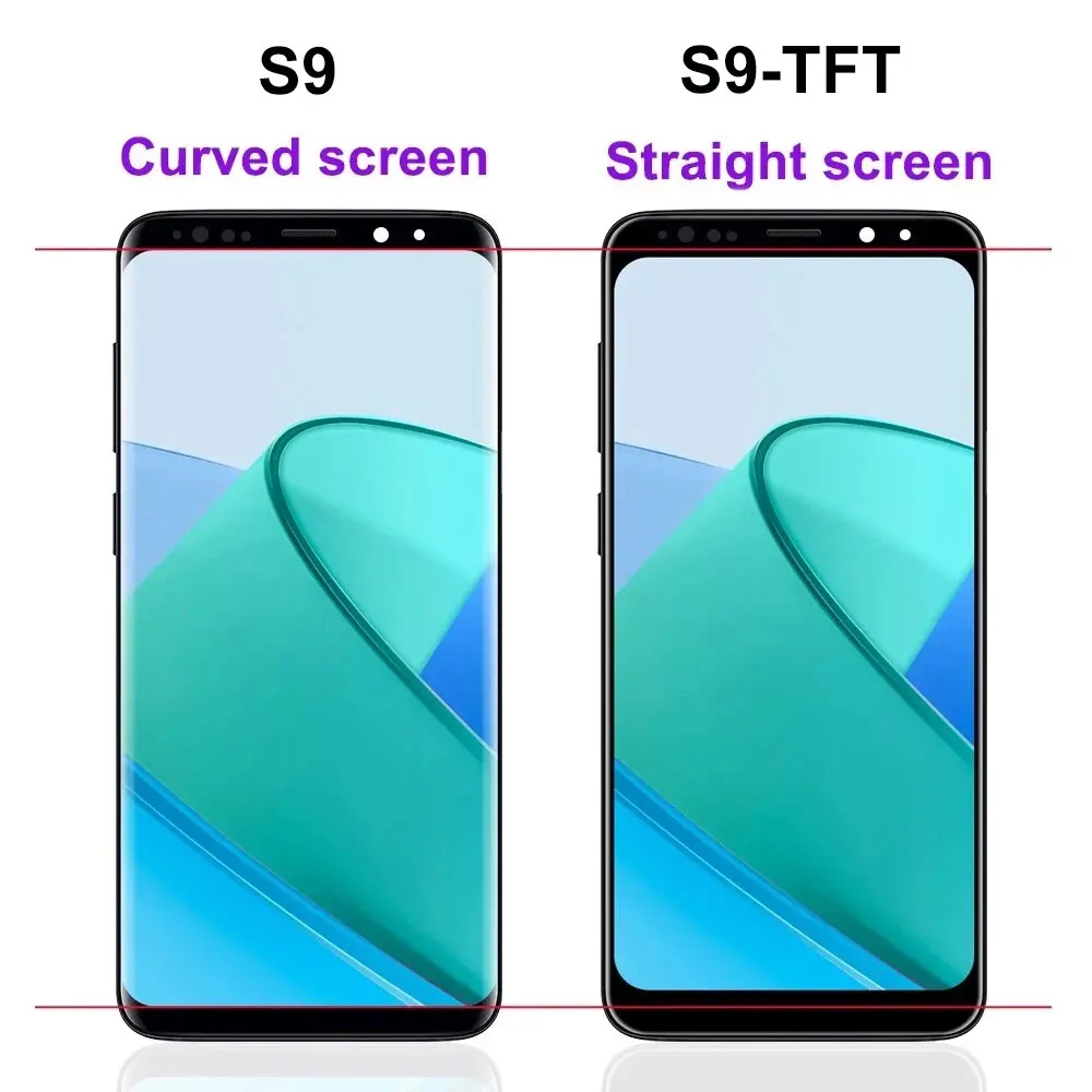 TFT S9 Display Screen for Samsung Galaxy S9 G960F G960F/DS Lcd Display Digital Touch Screen with Frame Assembly Replacement Part