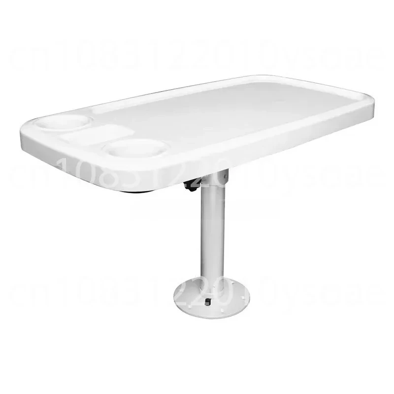 ABS Plastic Double-layer Two-cup Holder Table Board RV Commercial Vehicle General Yacht Lift Table Easy To Disassemble Lift
