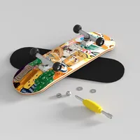 2025 New Toy Finger Skateboards Hobbies Novelty Anti Stress Sensory Fingerboard Toys Mini Funny Gift For Kids Boy