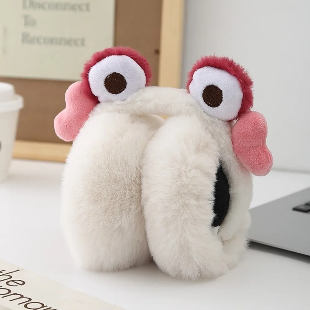 

Soft Frog Cartoon Earmuffs Windproof Warm Ear Warmers Foldable Ear-flap Ear Covers for Women Girls