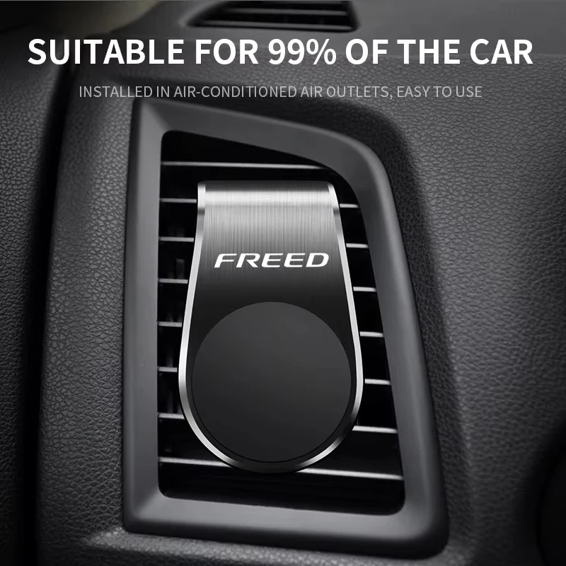 For Honda Freed Magnetic Self-priming Mobile Phone Support GPS Portable L Shaped Frame Magnetic Phone Holder Auto Accessories