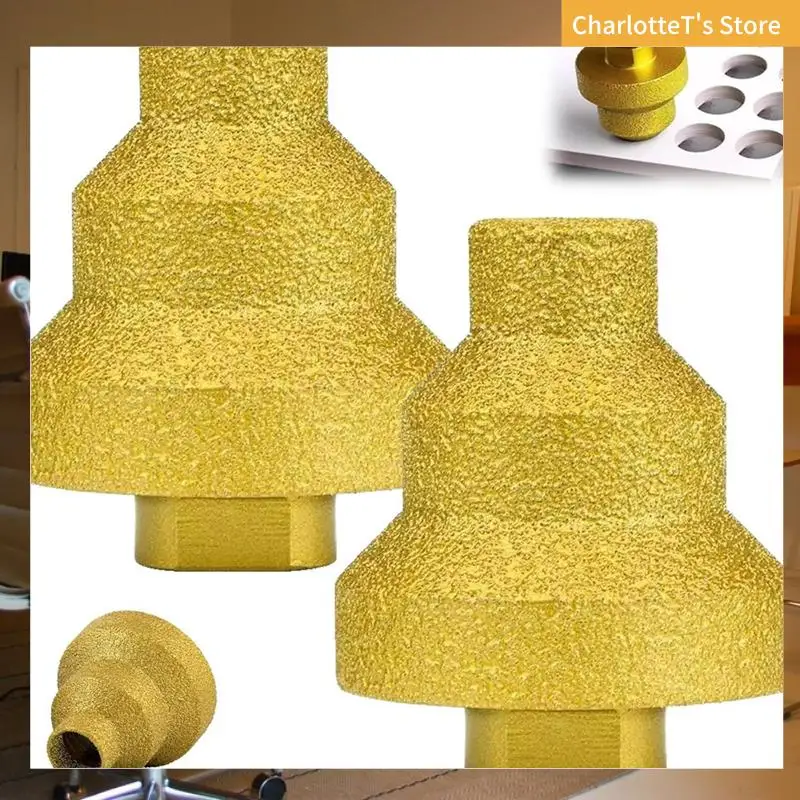 

Diamond Cone Tile Bit Multilayered Cone Reamer For Metal, Wood, Concrete, Tile, Marble M14-ABLI
