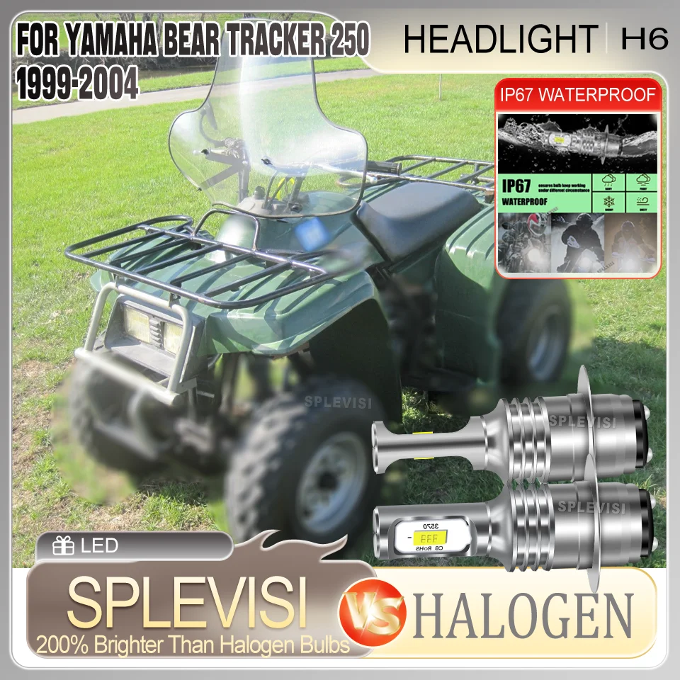 

Improved Night Visibility Plug and Play LED H6 motorcycle Headlight For Yamaha Bear Tracker 250 1999 2000 2001 2002 2003 2004