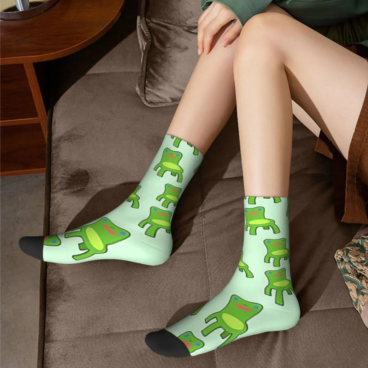 Calcetines clásicos de Froggy para hombre y mujer, medias supersuaves, largos, accesorios para todas las estaciones, regalos