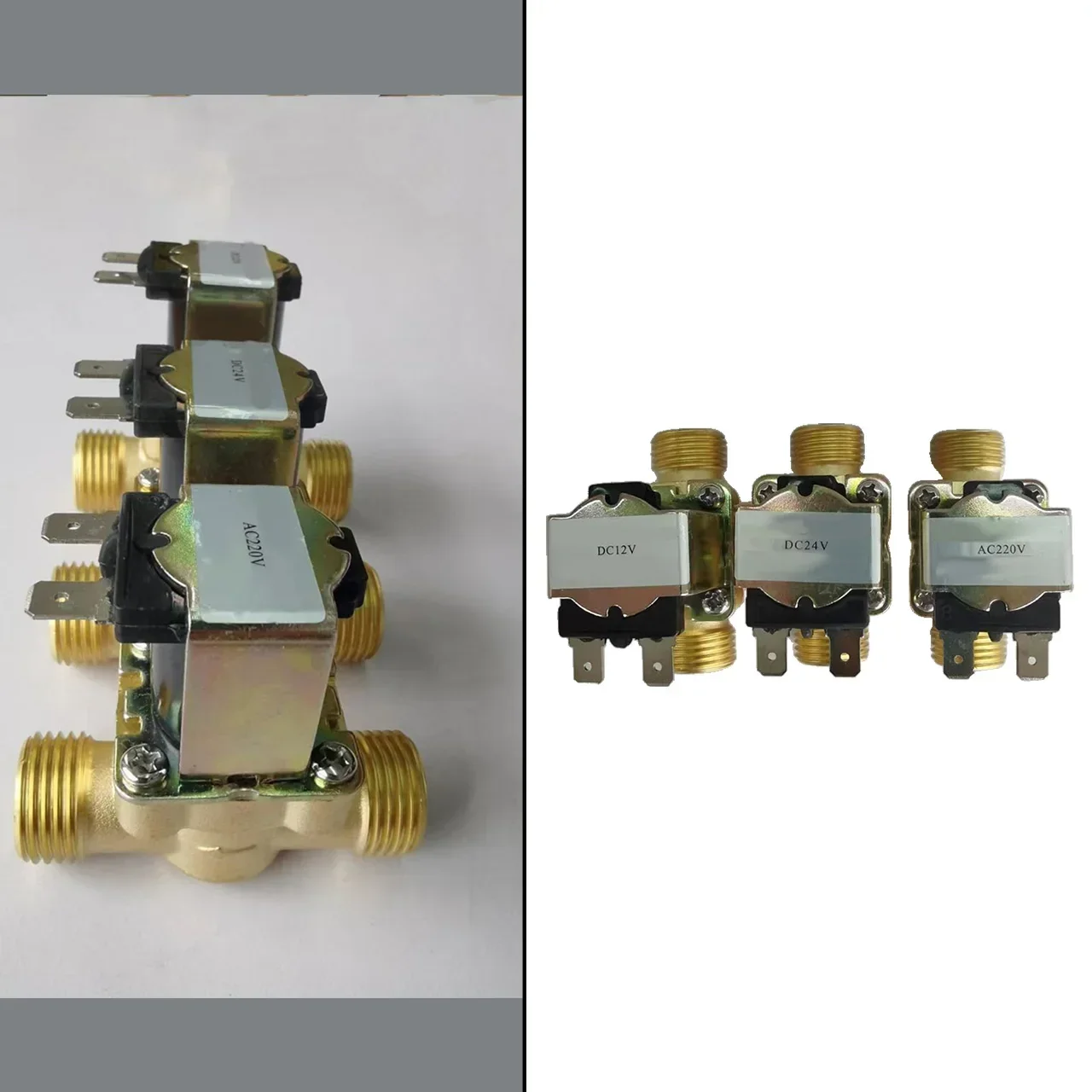 For Automation Systems Electric Brass Solenoid Valve Pressure Regulating Valve Water Control 70*60*30 Mm Long Lifespan