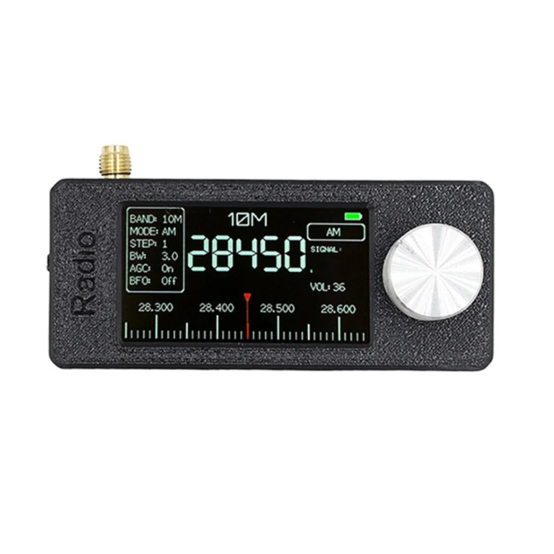 B04B-Mini SI4732 SMA Interface Mini Loop Antenne Zakformaat Radio Ontvanger Mini Radio LSB USB AM FM Radio Withantenne