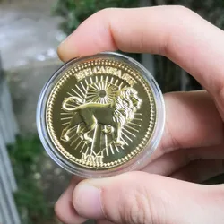 Movie John Wick Continental Hotel Gold Coin Collecting Coins Cosplay Props High Quality Commemorative Accessorie