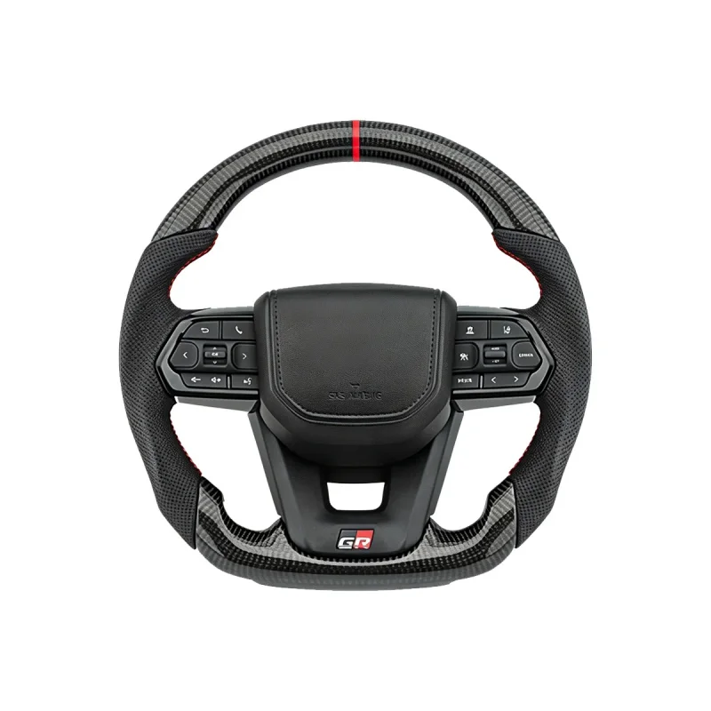 

Suitable for Toyota Genuine Carbon Fiber Steering Wheel, Multifunctional with Cruise Control, Customizable