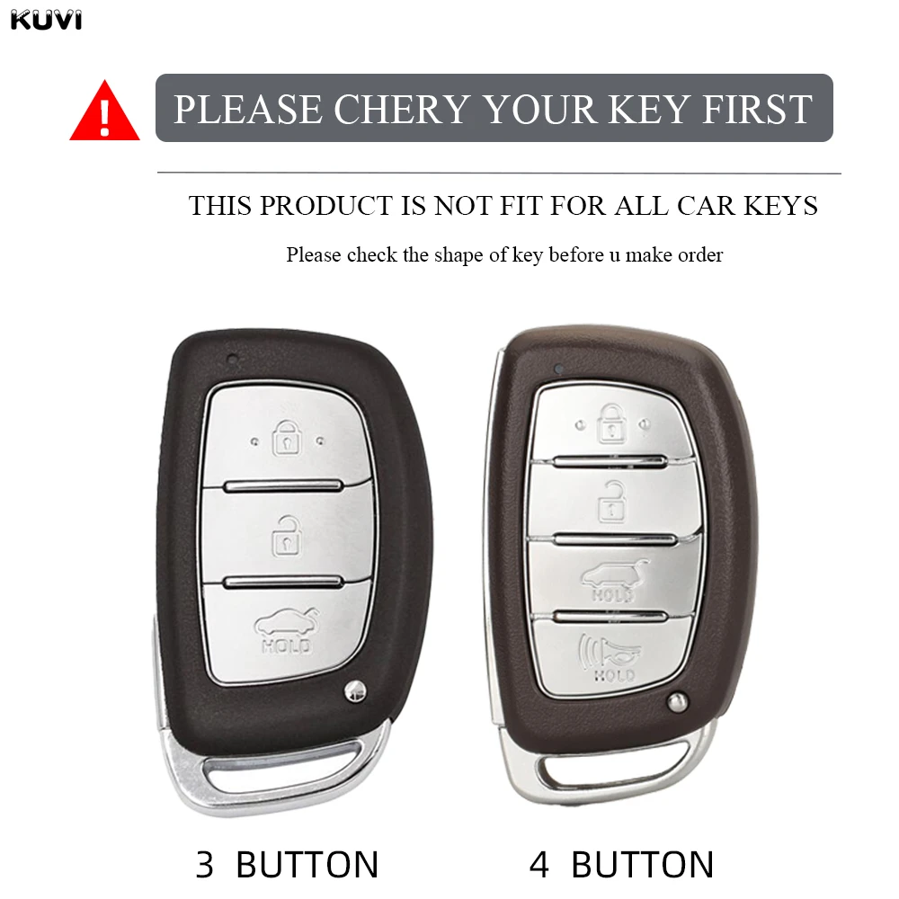 3 4 Buttons TPU Car Smart Key Case Cover For Hyundai Tucson Santa Fe Rena Sonata Elantra Creta Ix35 Ix45 I10 I30 I40 Accessories