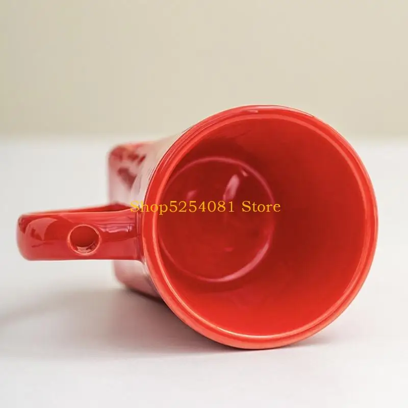 

AXYC Practical Fondue Cup Cheese Chocolate Melting Bowl With Fork Ceramic kitchenwares