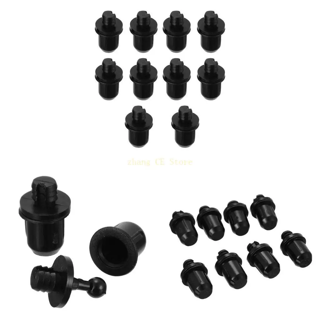 M5TD Bola plástico e tipo soquete Guias grade 10 peças para peças do alto -falante parafusos fivela fivela