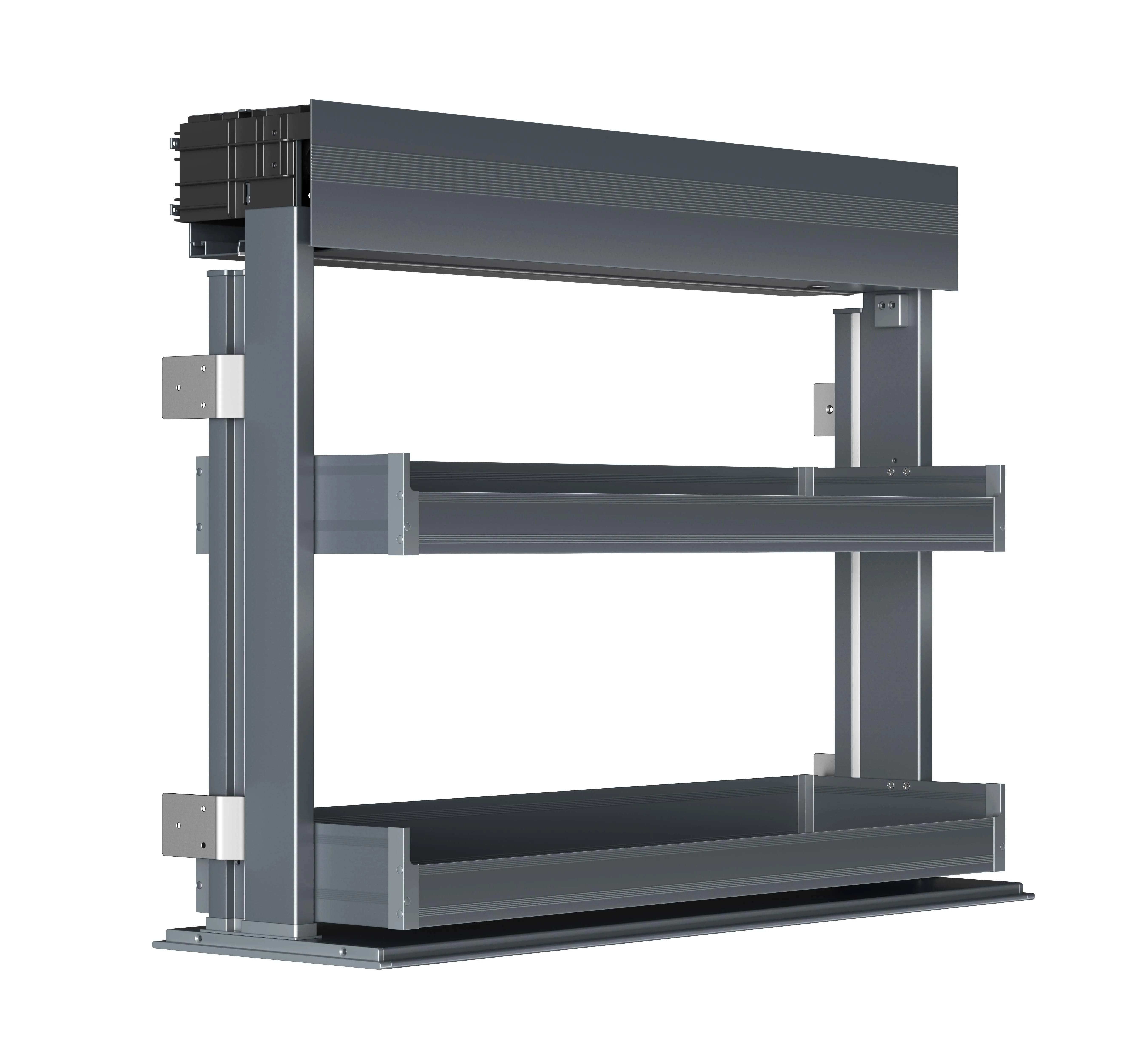 

Modular Designs Smart Lifting Cabinet Wardrobe Pantry Shelve Racks for Kitchen