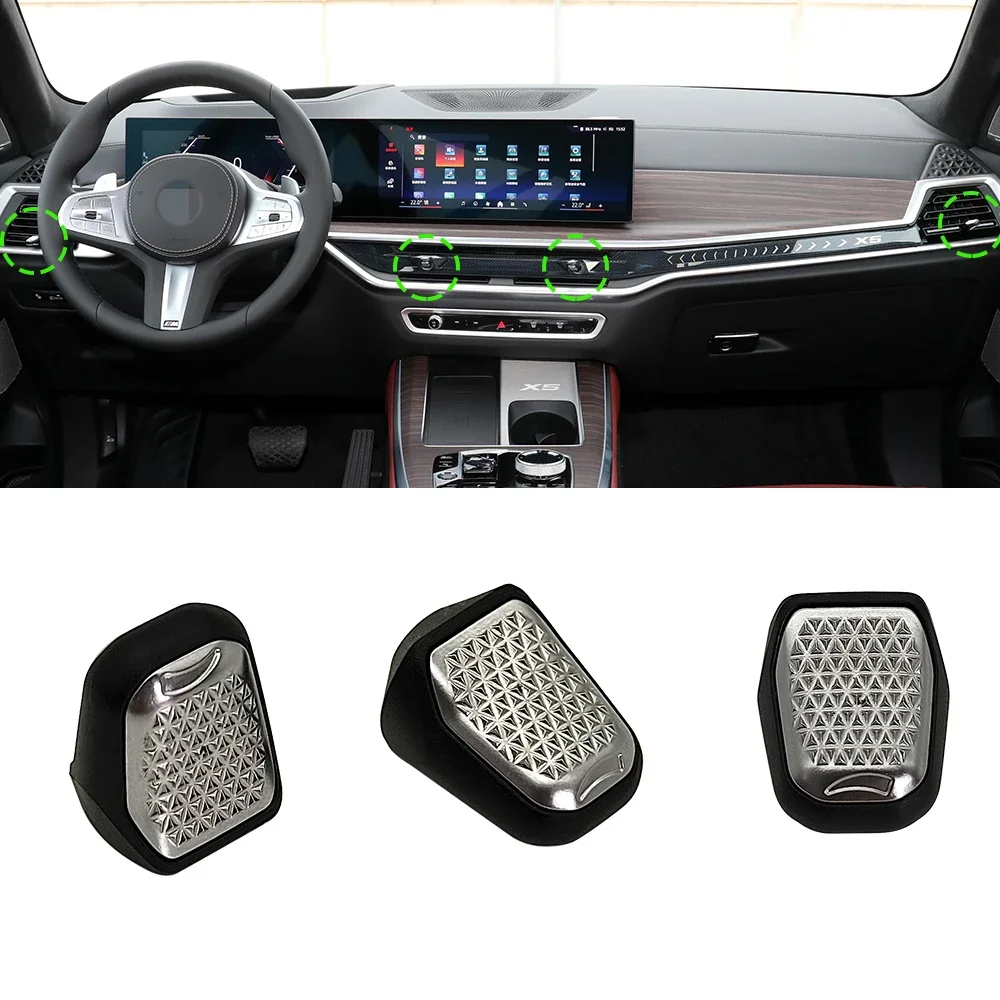 For BMW G05 G06 G07 Left Right Middle AC Vent Grille Air Conditioning Outlet Knob Repair  Accessory For BMW X5 X6 X7 2023-2025